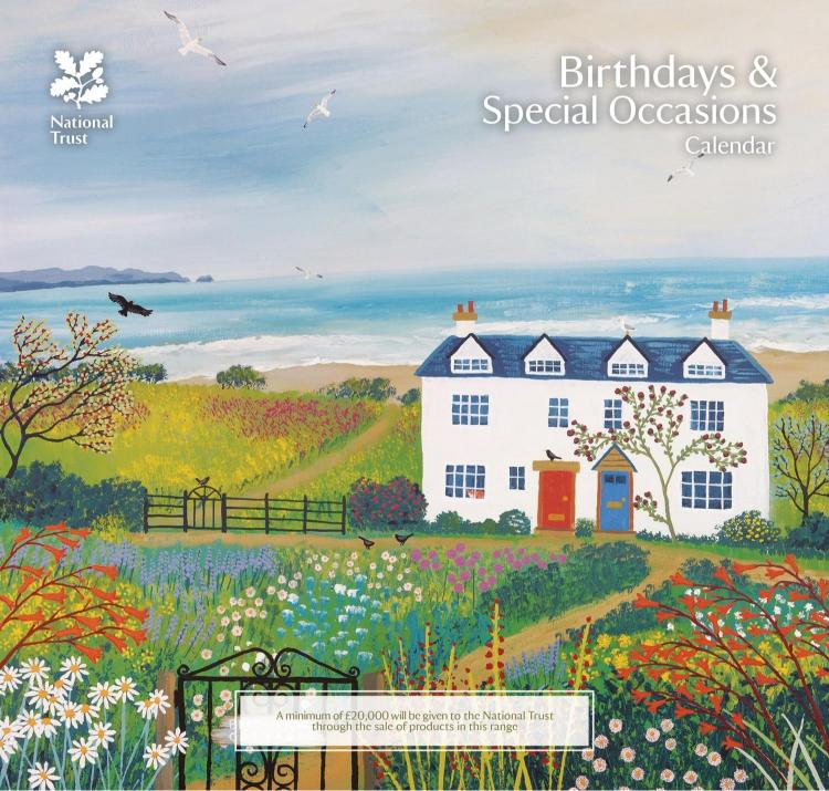 National trust Jo Grundy Calendar 2025 Macmillan Cancer Support Shop