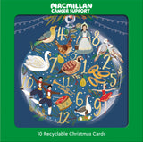 Twelve Days Bauble Christmas Card - 10 Pack