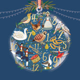 Twelve Days Bauble Christmas Card - 10 Pack