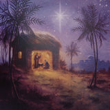 Manger and Star Christmas Card - 10 Pack