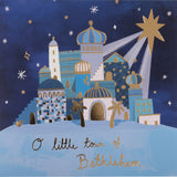 O Little Town of Bethleham Christmas Card - 10 Pack