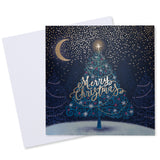 Merry Christmas Tree Christmas Card - 10 Pack