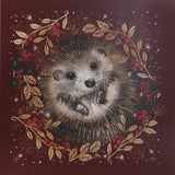 Hedgehog Christmas Card - 10 Pack