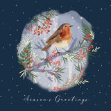 Forest Robin Christmas Card - 10 Pack