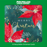 Festive Foliage Christmas Card - 10 Pack