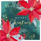 Festive Foliage Christmas Card - 10 Pack