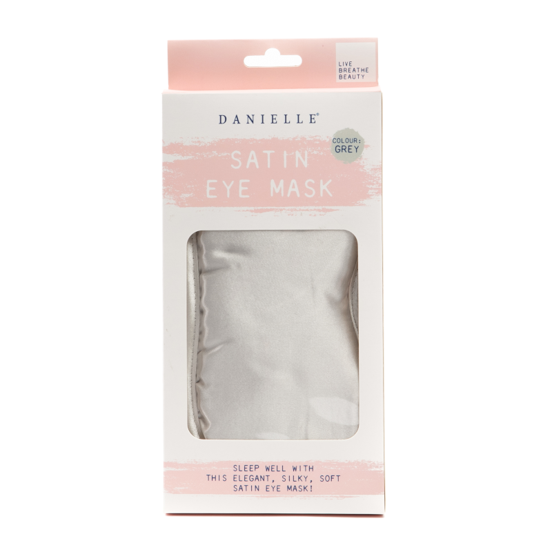 Grey Satin Eye Mask Macmillan Cancer Support Shop
