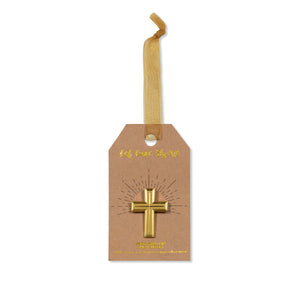 Gold Cross Pin Badge (Packs of 10)