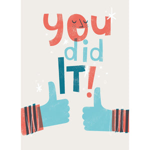 You Did It! Personalised Card