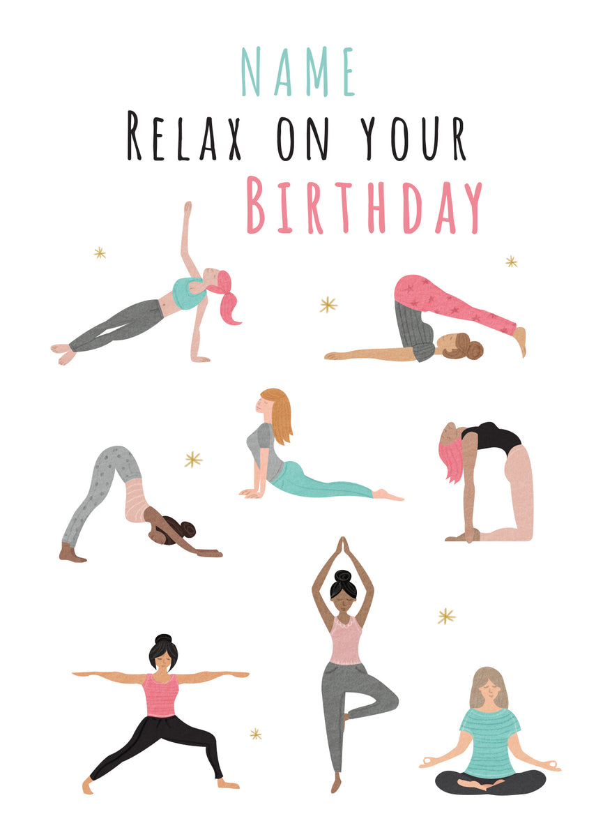 Yoga Moves Personalised Card – Macmillan Cancer Support Shop