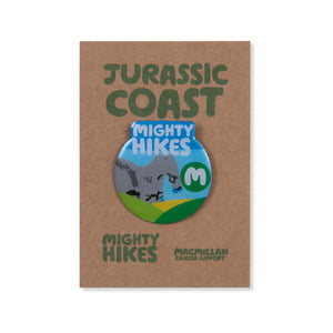 Jurassic Coast Mighty Hike Pin Badge