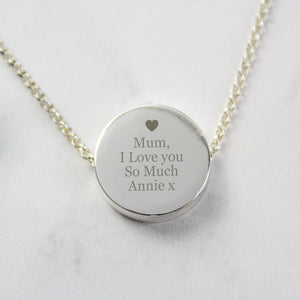 Personalised Silver-Plated Necklace
