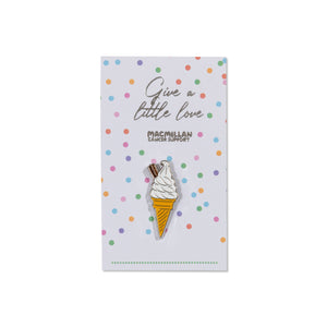 Ice Cream Single Pin Badge