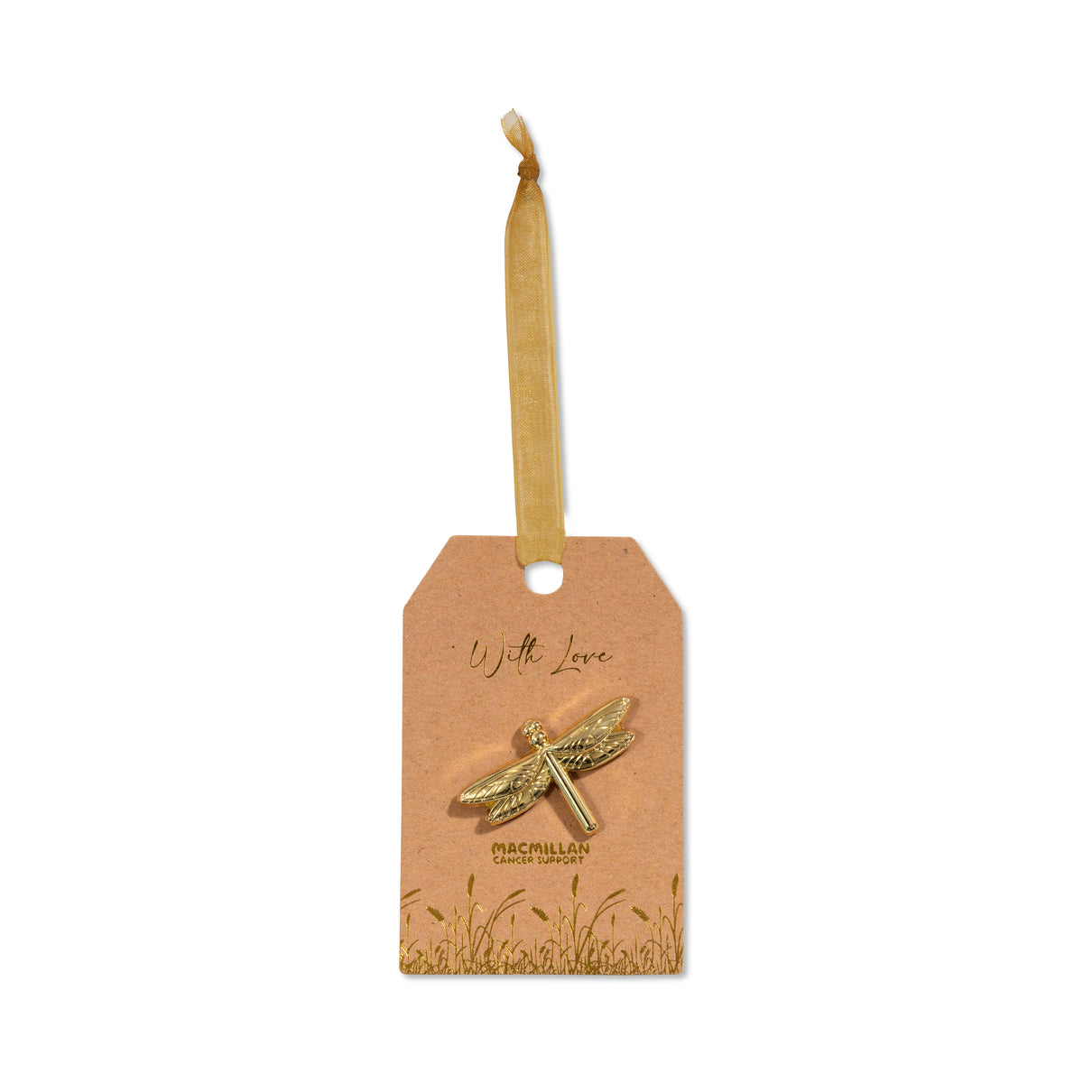 Gold Dragonfly Wedding Favour (Pack of 10) Macmillan Cancer Support Shop