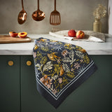 Finch and Flower Tea Towel