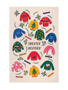 Sweater Weather  Tea Towel