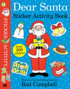 Dear Santa sticker activity book