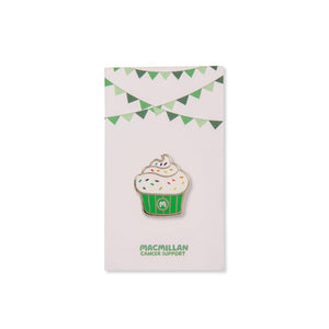 Coffee Morning Cupcake Pin Badge