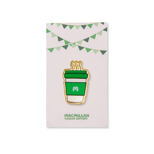 Coffee Morning Coffee Cup Pin Badge