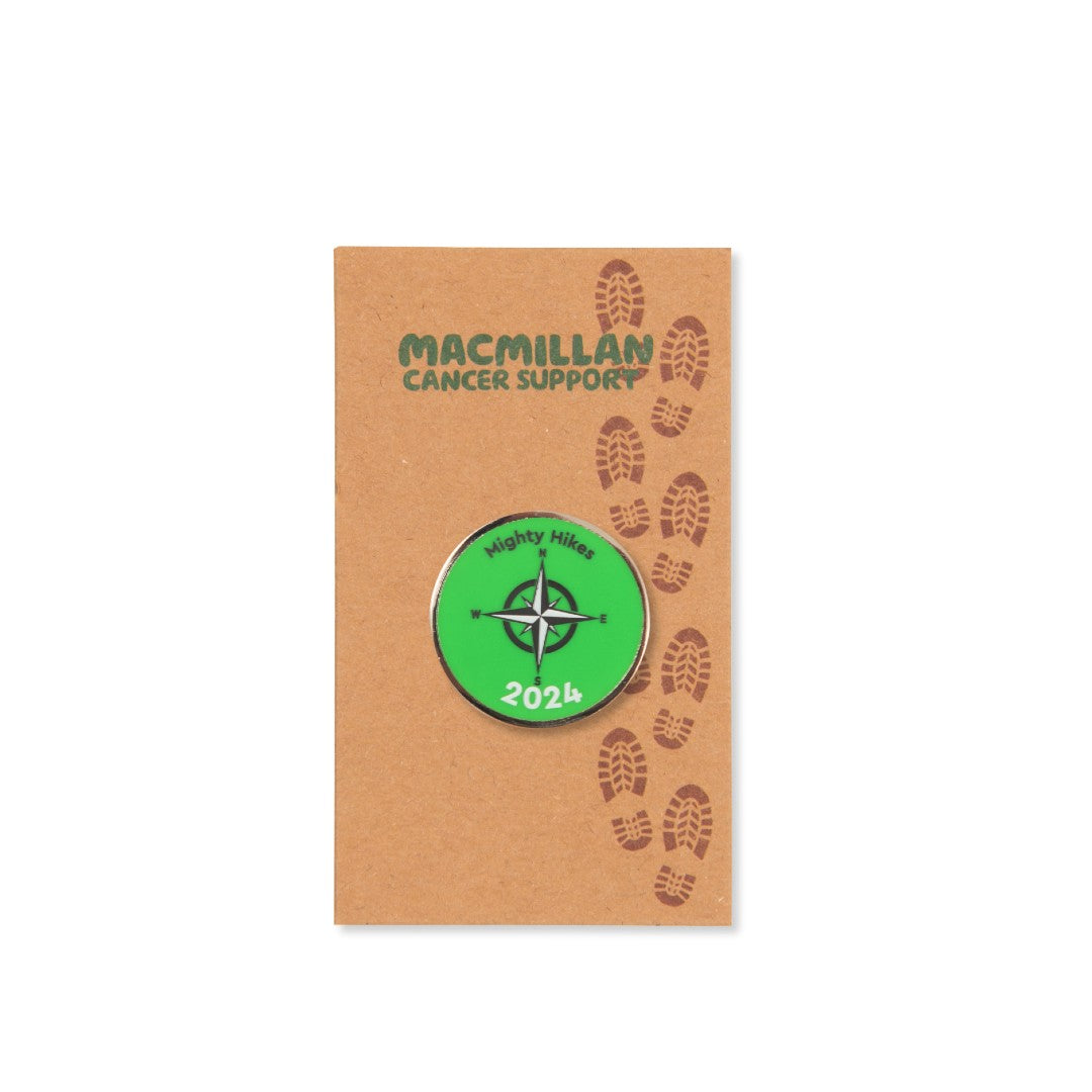 Mighty Hikes 2024 Compass Badge Macmillan Cancer Support Shop