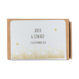 Gold Bee Personalised Seedball Box