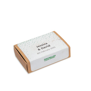 Green Confetti Personalised Seedball box