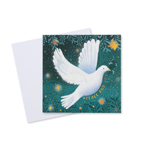 Peace and Joy Dove Christmas Card - 10 Pack
