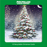 Moonlit Tree Christmas Card - 10 Pack
