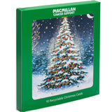 Moonlit Tree Christmas Card - 10 Pack