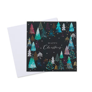 Sketched Trees Christmas Card - 10 Pack