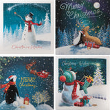 Winter Penguins Christmas cards - 20 pack