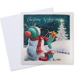 Winter Penguins Christmas cards - 20 pack