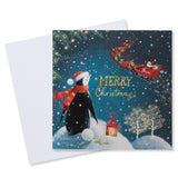 Winter Penguins Christmas cards - 20 pack