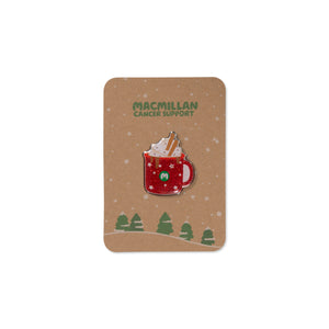 Hot Chocolate pin badge