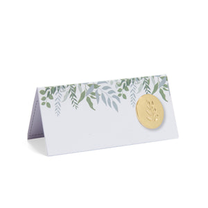 Botanical Leaf Place Name Favours (Pack of 10)