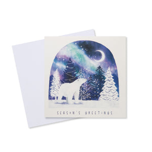 Polar Bear Christmas Card - 10 Pack