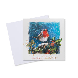 Winter Robin Christmas Card - 10 Pack