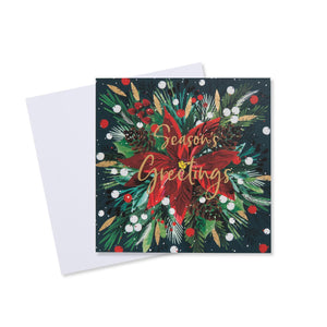 Christmas Foliage Christmas Card - 10 Pack