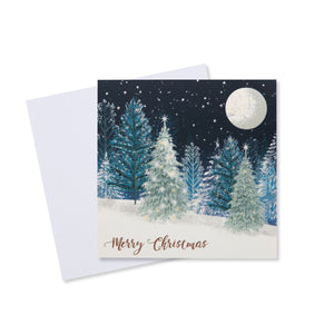 Winter Forest Christmas Card - 10 Pack