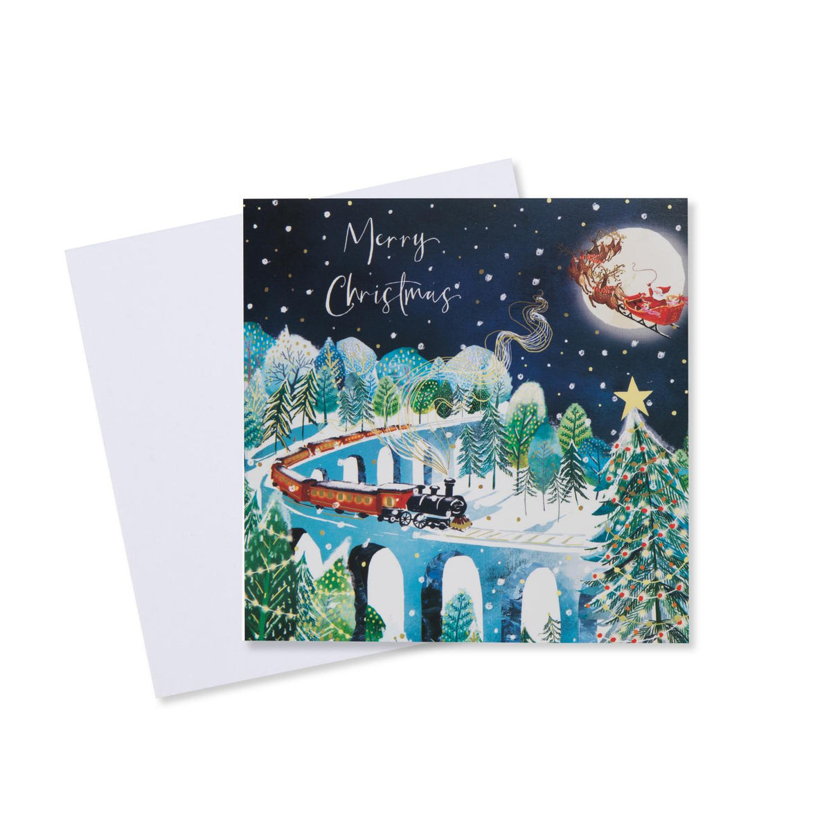 Christmas Train Christmas Card - 10 Pack – Macmillan Cancer Support Shop