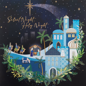 Silent Night Christmas Card - 10 Pack