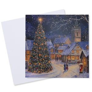 Midnight Village Christmas Card - 10 Pack