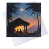 Manger Scene Charity Christmas Card - 10 Pack