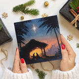 Manger Scene Charity Christmas Card - 10 Pack