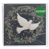 Dove Wreath Charity Christmas Card - 10 Pack