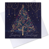 Ornate Tree Charity Christmas Card - 10 Pack