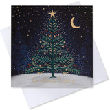 Tree with Star Charity Christmas Card - 10 Pack