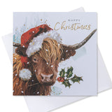 Highland Cow Charity Christmas Card - 10 Pack