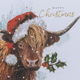 Highland Cow Charity Christmas Card - 10 Pack