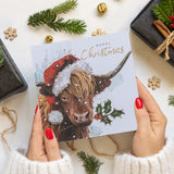 Highland Cow Charity Christmas Card - 10 Pack